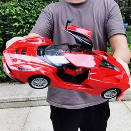 ElectricRC Car Large Size 1 14 Electric RC Car Remote Control Machines On Radio Control Vehicle Toys For Boys Door Can Open 6066 220830