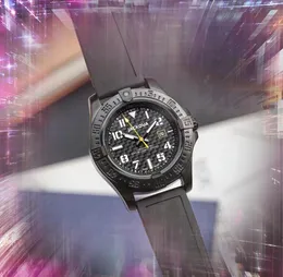 In vendita orologi da uomo di moda 43mm data automatica abito da uomo orologio di design cintura in gomma Cronografo esterno batteria al quarzo Moonwatch Orologi da polso montre de luxe