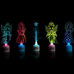 Kerstspeelgoed voor de oudere boom LED Night Licht kleurrijke flash 3D driedimensionaal gloeiend speelgoedkinderen cadeau 64
