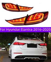 Tail Light Parts For Elantra Taillights Rear Lamp 20 16-20 20 LED DRL Running Signal Brake Reversing Parking light