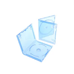 Clear Blue CD Dischi Storage Cover Bracket Box per P5 PS5 PS4 Game Single Disk Holder Case Replacement SPEDIZIONE VELOCE