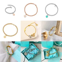 18k gold-plated 925 silver bracelets designer Chain bracelet lady love letter pearl bracelet fashion jewelry exquisite accessories wedding party