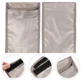 Storage Bags 1pc RF Signal Lock Bag Sign Case Keychain Faraday Cage For Car Keys Against Radiation Mobile Phone