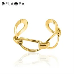 Bracciale a catena Dplaopa 925 placcato argento braccialetto regolabile grande spessore grande gioielli Pulsera originale lusso donna matrimonio