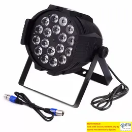 LED PAR LUZ RGBWA 5in1 LED PAR CAN 64 para DJ Party10 canais