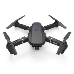 Partihandel E88 Pro E525 DRONES 4K CAMERA WIFI Remote Control Portable 360 ​​° Rolling 2.4G FPV Huvudlös läge Quadrocopter UAV Foldbar Dron