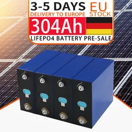 New 3.2V 4/16PCS Lifepo4 Solar Battery 304Ah 310AH Grade A Lithium Iron Phosphate Battery 12V 24V 36V For RV Boat Yacht Forklift