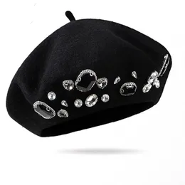Berets Brand Thick Winter Artist French Beret Girl Women Painter Hat Girls Female Warm Luxury Cap Beanies Sombreros de mujer 221130