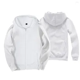 Herrtr￶jor svart gr￥ vit marinbl￥ r￶d pojkar man full zip fleece hoodie xxs 4xl par kl￤der ziiart