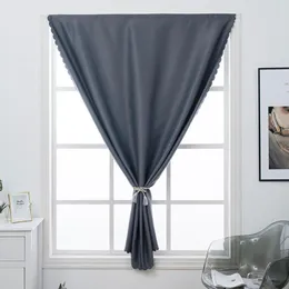 Curtain Free Punching Blackout Curtains With Magic Sticker For Living Room Bedroom Window Wall Door Shading