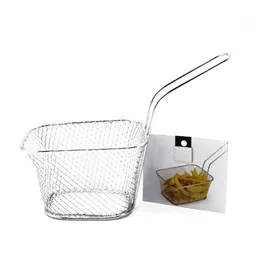 Colanders sil metall pommes frites korg silar kycklingvingar snacks stek korgar kök matlagningsverktyg nytt 5 5br c r drop de dhf7p