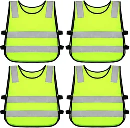 Gilet riflettente personalizzabile La sicurezza dei bambini può essere stampata supportando una varietà di personalizzazioni