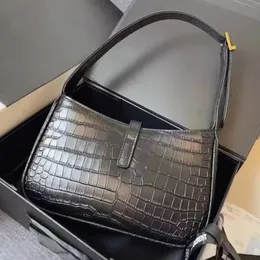 Klassische Luxushandtaschen Umhängetaschen Frauen Brusttasche Dame Tote Ketten Alligatorlederhandtasche Presbyopie Hobo-Geldbörse Leinwand Krokodil Umhängetasche Großhandel