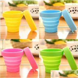 Mugs New Design Fashion Unbreakable Clear Wine Glass Sile Cup Beer Jf064 Drinkware 200 G2 Drop Delivery Home Garden Kitchen Dining Ba Dhpm4