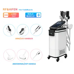 High Power HIEMT Sculpting EMSlim Neo HI-EMT Machine 4 handles with RF EMS Muscle Stimulator Electromagnetic weight loss Fat Burning Body Shaping Beauty Equipment