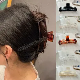 Большой когти для волос 2023 Новый простой винтажный корейский хвостик Клип Краб Краб Барретта аксессуары для женской девушки