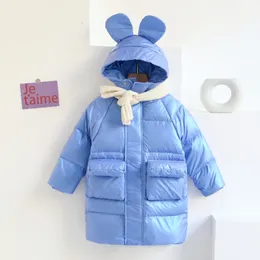 Płaszcz w dół Rosyjskie zimowe kurtki dla chłopców gruba dla dzieci z kapturem odzież wierzchniej dziewczyny Windproof Parkas 221130
