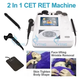 CET RET Diathermy Monopolar RF Machine for Anti Wrinkle Body Slimming Tecar Physiotherapy 2 In 1