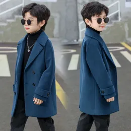 Coat Girl Jacket Outerwear Blue Thicken Velvet Winter Autumn CottonPlus Size Children s Clothing 221130