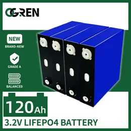 3.2V 120AH LifePO4 Cell 1/4/8/16/32PCS RVゴルフカートボートヨットフォークリフト用リチウム鉄リン酸バッテリー12V 24V 24V 24V