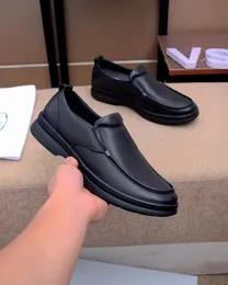 Men Sapatos de vestido de escritório de couro genuíno formal masculino de renda feita à mão