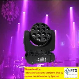 LED-Beam-Moving-Head-Licht RGBW 4in1 Farbe mit erweiterten DMX-Kanälen für DJ-Disco-Partys, Showlichter