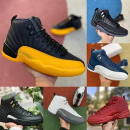 Jumpman Utility Grind 12 12s Herr High Basketball Shoes Twist Gold Indigo Influ Rame Dark Concord Royalty White Red White Master Taxi Fiba Gamma Blue Trainer Sneaker