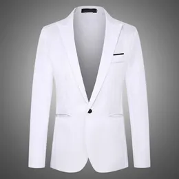 Herrdräkter blazers outwear Classic Men Slim Fit Office Blazer Långärmad kostym Penera Pure Color Workwear 221201