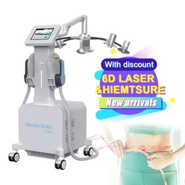 2 I 1 Electromagnetic EMS 6D Lipo-Laser Slimming Machine 532nm Hiemtsure Maxlipo Hi-EMT EMSLIM MUSCLE MUSCLE STIMULATHER Viktminskning Kroppsformning LIPO LASER ENHET