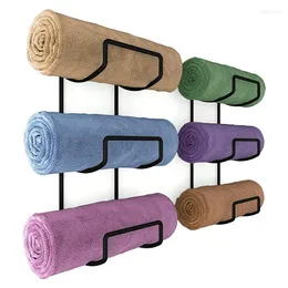 Accessories Yoga Mat Stand Wall Mounted Storage 3 Layers Can Hang Bands Resistance Etc. No Punching Required.