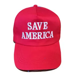 Party Hats Save America Embroidery Hat Trump 2024 Baseball Cotton Cap Drop Delivery Home Garden Festive Party Supplies Dhwco