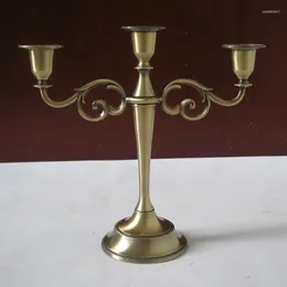 Titulares de vela 3 braços 5 braços de metal prata bronze candelabra candelabrum titular stand castlestick caseiro decoração 2001