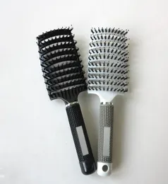 Whole2016 New Antistatic Heat Curved Vent Barber Salon Hair Styling Tool Tine Tine Comb Brush Hairbrush 6013959