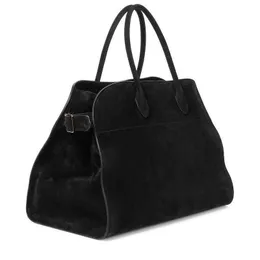 Radväskan Dayong Leather Bag Margaux Handväska Suede Designer Väskor Pendlar Bag Cowhide Tote Travel One Shoulder LuxuryClassic Tote Bag Row BC3A