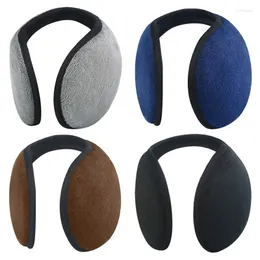 Berets Unisex Earmuffs Winter Fleece Ear Warmer For Men Women Behind The Head Fur Cover Protector Headband Earlap