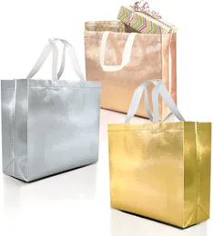 Gift Wrap 10pcs Non Woven Fabric Bag Set For Surprise Birthday Party Favor Wedding Guest Present Package Clothing Business 221202