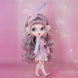 Bambole ICY DBS Blyth 1/6 BJD Anime Joint Body White Skin Matte Face Combo speciale Compresi vestiti Scarpe Mani 30cm TOY 221201