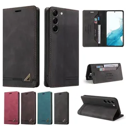 حالات الهاتف لـ Samsung A14 A13 A33 A53 A73 A23E A32 A22 A12 A52 A04S 4G 5G Wallet Retro Leather Case