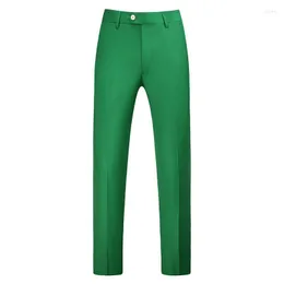 Garnitury męskie gwenhwyfar zielone spodnie projekt design jesienne mężczyźni mężczyzna pant proste spodnie moda biznes plus size 40