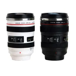 13,5 oz de câmera lente caneca caneca isolada aço inoxidável térmico fotógrafo canecas de viagem copos de viagem com tampas transparentes à prova de vazamentos para homens mulheres