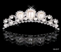 Rhinestone Pearls Crowns Jewelries Cheap Bridal Tiaras Wedding Party Bridesmaid Hair Accessories Headpieces Hair Band For Brides H4744984