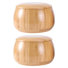 Contenitori per la conservazione degli alimenti Chess Go Game Bowl Pezzi Barattolo di legno Contenitore Ciotole Lattina Legno Pietre Vaso Tavola portaoggetti Yunzi Set da gioco Accessori 221202