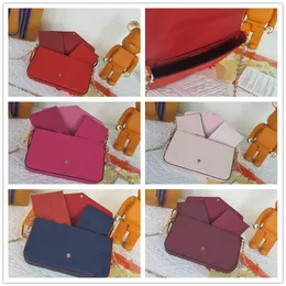 Borse firmate New 3piece Set Purse Handbags Chain Shoulder Crossbody Bag Style Women Handbags New Style318N