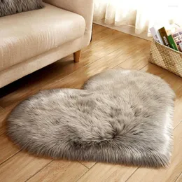 Carpets Soft Artificial Sheepskin Rug Chair Cover Bedroom Mat Wool Warm Hairy Carpet Seat Textil Fur Area Rugs 70 X 90 Cm L3