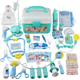 Küchen spielen Food Doctor Set für Kinder, so tun Mädchen Rollenspiele Rollenspiele Krankenhaus Accessorie Kit Krankenschwester Werkzeuge Tasche Spielzeug Kinder G L1 221202