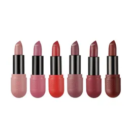 Handaiyan Velvet Matte Lipstick مجموعة الجملة 6pcs مسجل الشكل مرطب طويل الأمد مغذية سهلة ارتداء عصا الشفاه