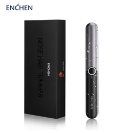 Clippers Trimmers ENCHEN Electric Nose Hair Eyebrow Removal Clipper Razor Shaver IPX7 Waterproof Type-C Fast Charging Travel Lock 221203