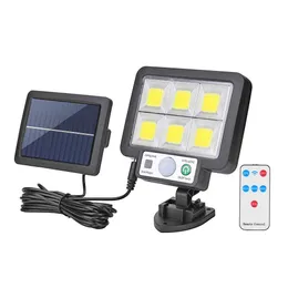 Decorações de jardim LED Lâmpada de parede solar Solar 3 Modo Sensor de movimento à prova d'água Luzes de luz de segurança de segurança de rua 221202