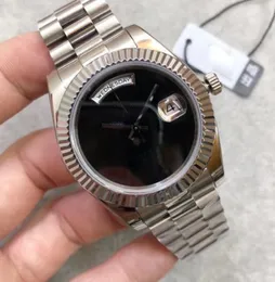 ST9 U1 Haber Erkekler Otomatik Mekanik İzle Siyah Dial Saat 41mm Safir Cam 316L Paslanmaz Çelik Lüks Marka Reddit Saatler Expedition Rapide ET Gratuite