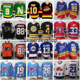 Jersey de hóquei vintage CCM Pavel Bure Mike Modano Eric Lindros Bobby Orr Patrick Roy Joe Sakic Peter Forsberg Stastny